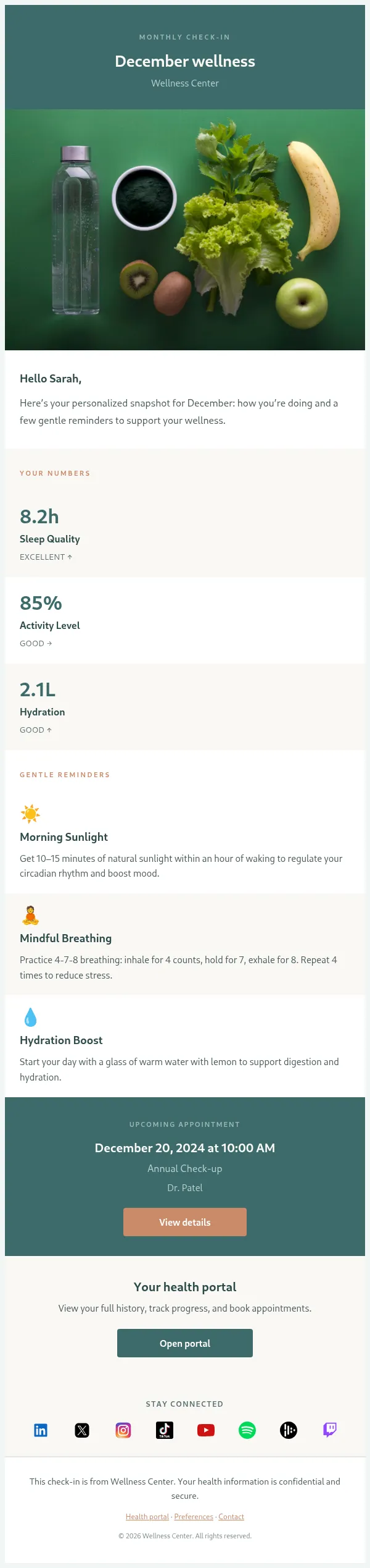 Preview of health-wellness-checkin