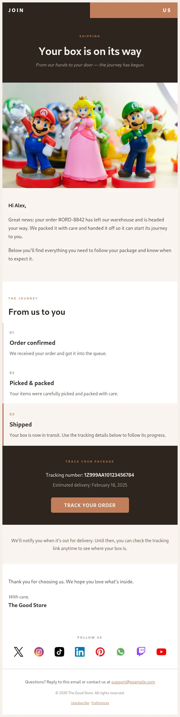 Your Box Is Shipping – Track Your Package